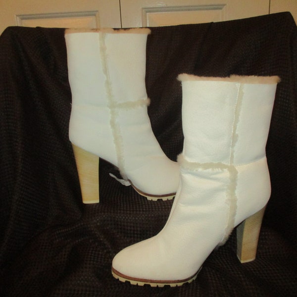 shearling ankle boots