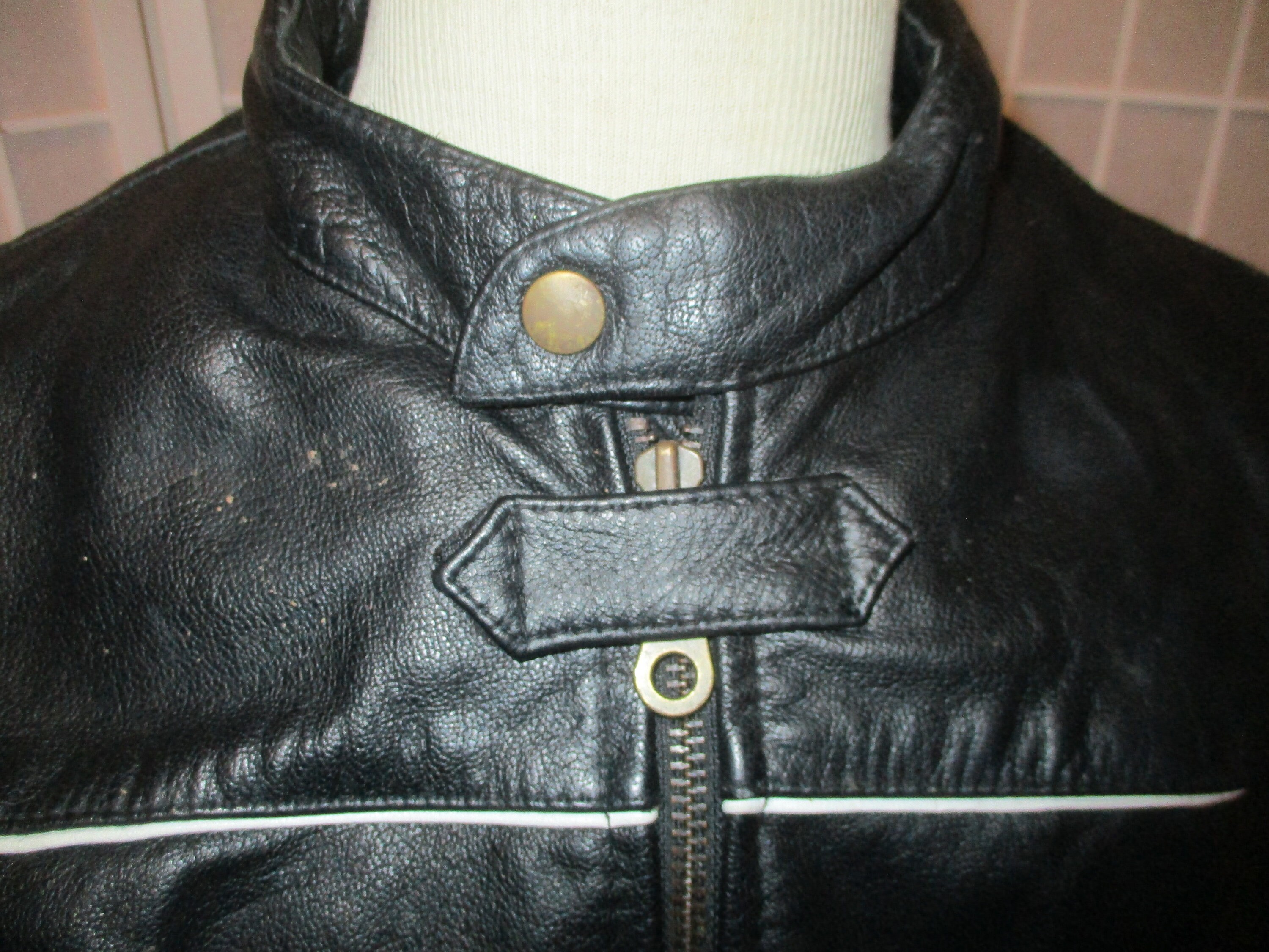 Vintage Xelement Leather Motorcycle Jacket - Etsy