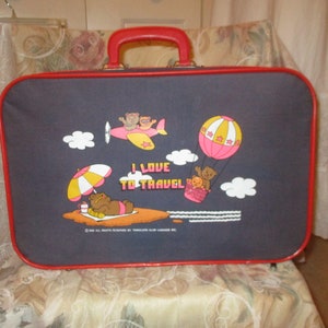 Travelers Club Luggage "I Love To  Travel" suitcase