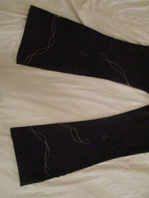 Cache' beaded boot cut stretch pants - image 10