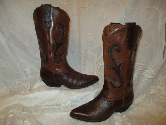 nine west cowboy western boots
