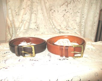 coach men's belts brown