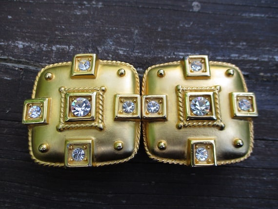 Doreen Ryan rhinestone belt buckle