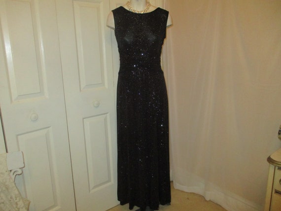 Scott McClintock sparkly slinky knit evening dress - image 1