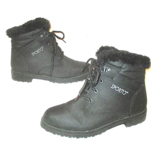Sporto vintage insulated lace up ankle boots