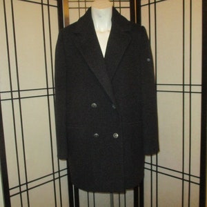 Hook Wool Double Breasted Peacoat Canada
