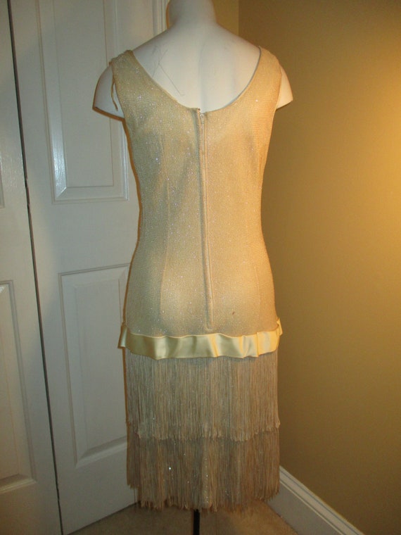 fringed flapper dress - image 4