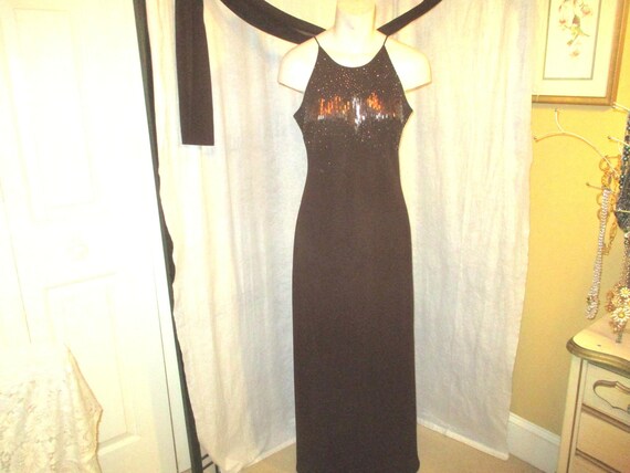 Cachet formal with matching scarf/wrap - image 1