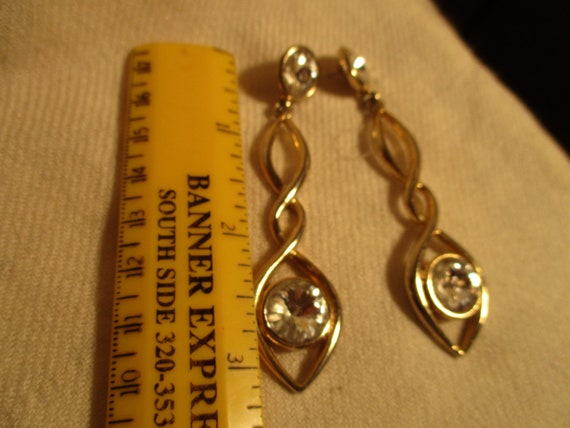 Bijoux New York Designs rhinestone dangle pierced earrings View 4