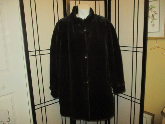 J. Percy for Marvin Richards Reversible Faux Fur Coat Etsy