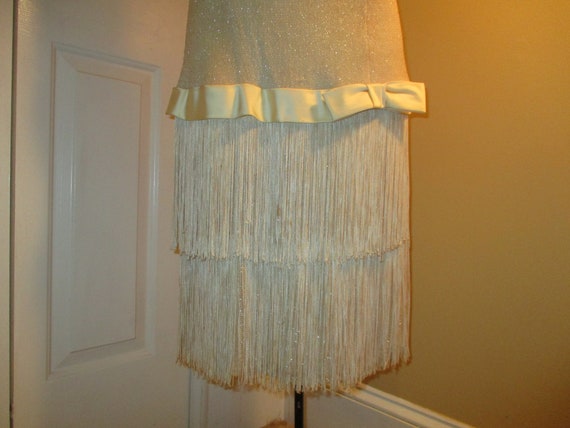fringed flapper dress - image 3