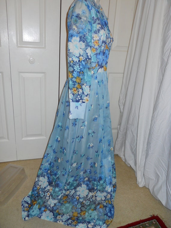 Vintage 70's Acclaim by Seymour Levy maxi dress - image 3