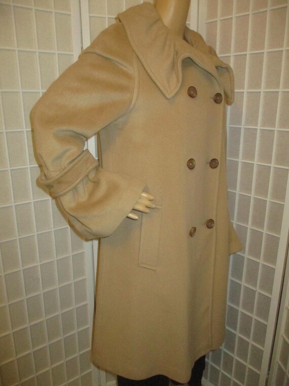 George Simonton wool/cashmere double breasted coat - image 5