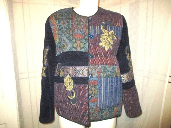 Julia Kim patchwork jacket - image 1