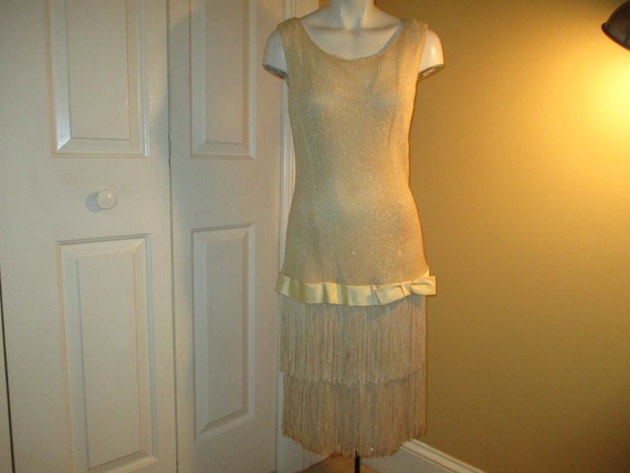 fringed flapper dress - image 1