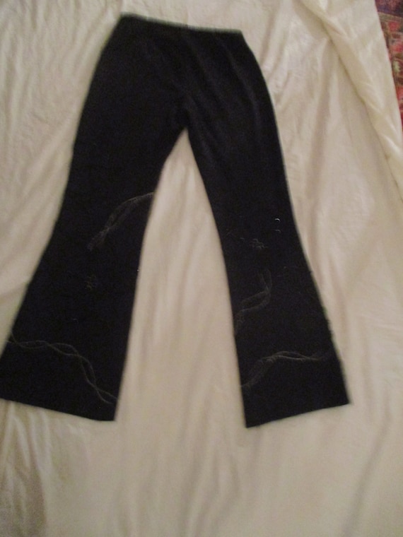 Cache' beaded boot cut stretch pants - image 8