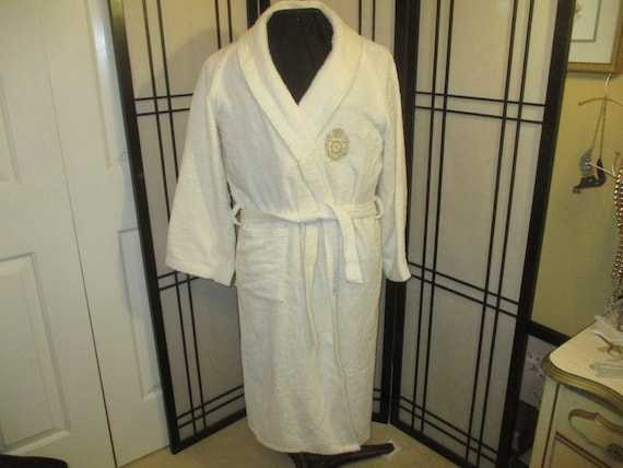 men's soft terry cloth robe - image 1