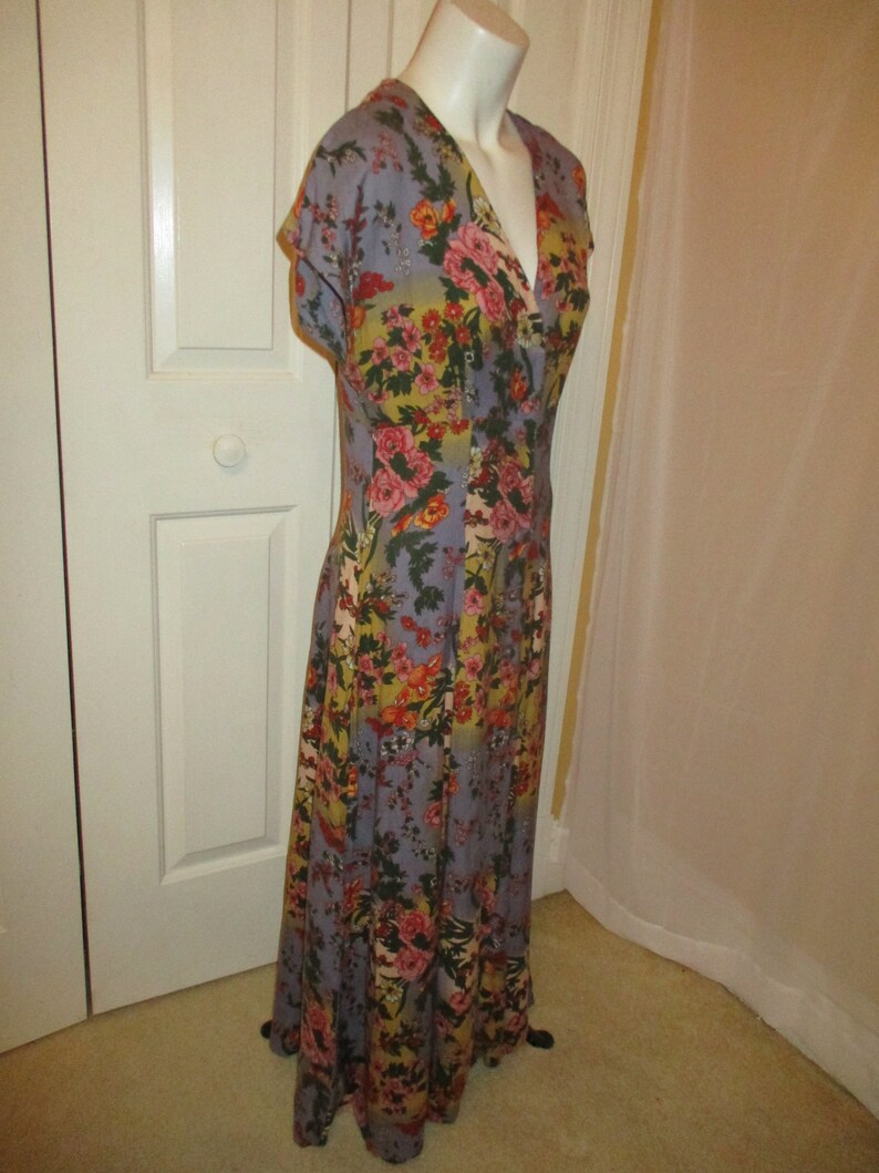 Boutique Europa floral print maxi dress