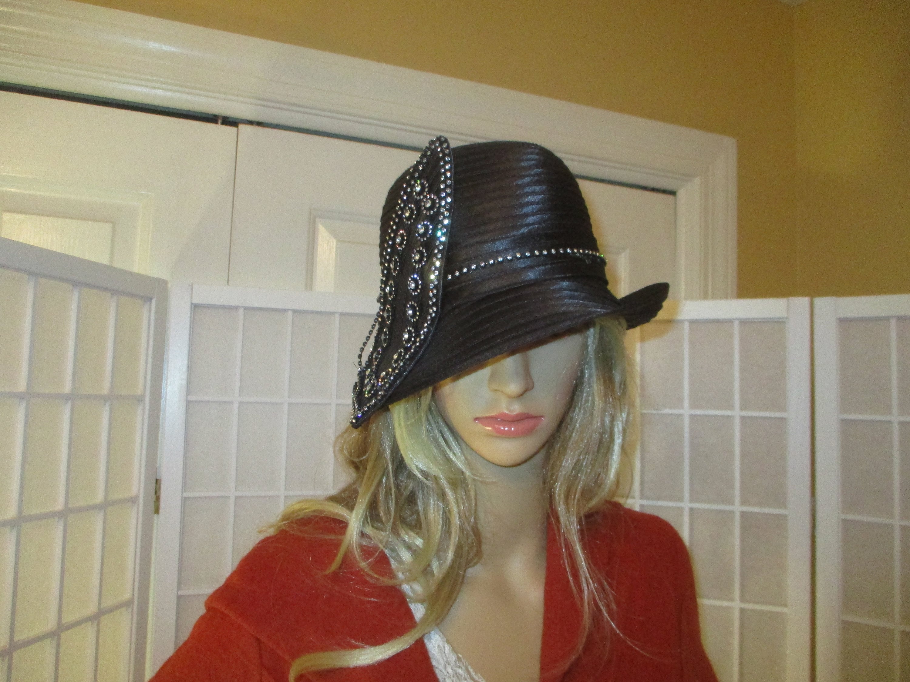 Swan Hat Made New York Huega House Vintage Swan Snapback Hat - High Profile – BLK LAB main image 3