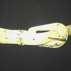 The Ritz Vintage Schlangenhaut Gürtel