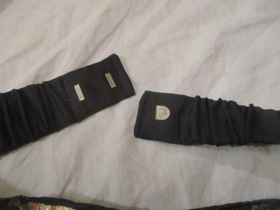 Milor wide satin fabric elastic sequined/beaded b… - image 7