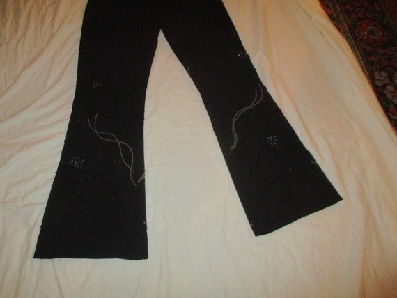 Cache' beaded boot cut stretch pants - image 2