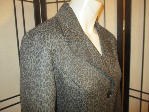 Breakin' Loose animal print maxi/duster jacket/bl… - image 4