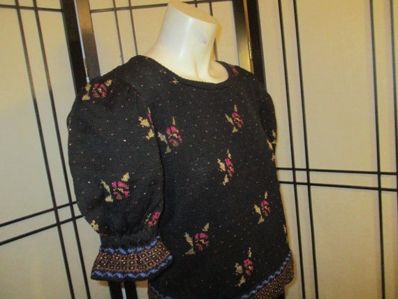 Cullinane  short puffy sleeve sweater - image 3