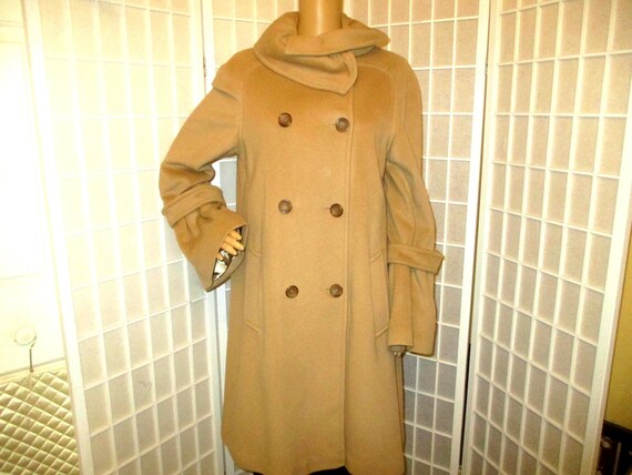 George Simonton wool/cashmere double breasted coat - image 1