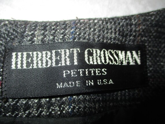 Herbert Grossman tweed /plaid skirt suit - Gem