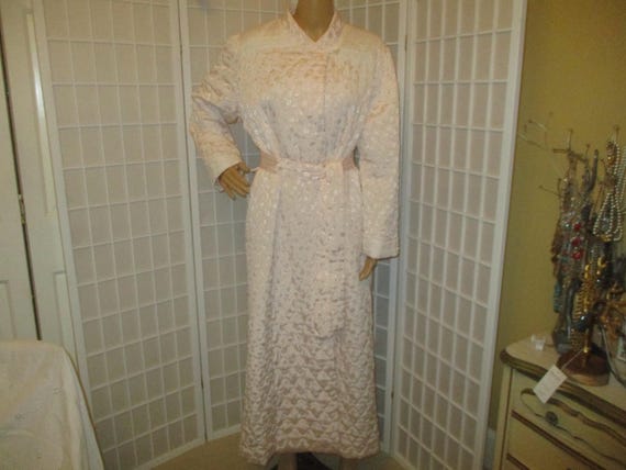 Christian Dior quilted belted wrap long robe - Gem