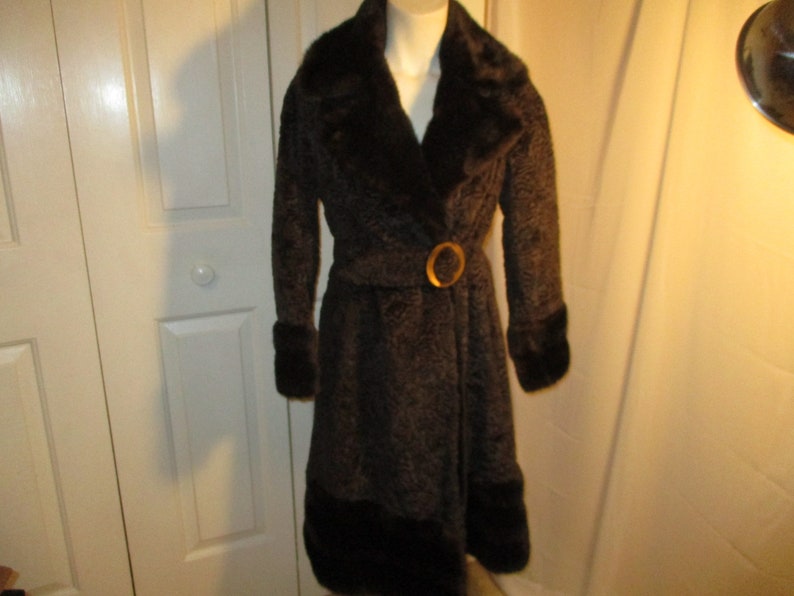 Borre sculpted velvet and faux fur coat