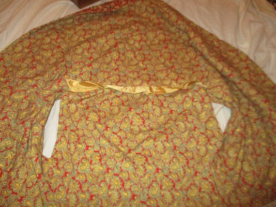 Antique handmade shawl/vest with rhinestones & se… - image 6