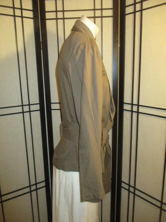 Metropole belted safari style jacket - image 6