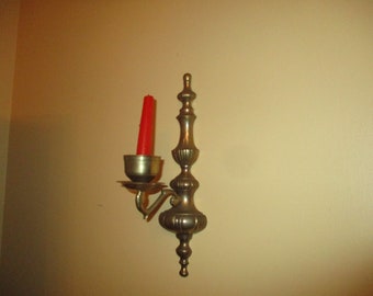 solid brass wall sconce candle holder
