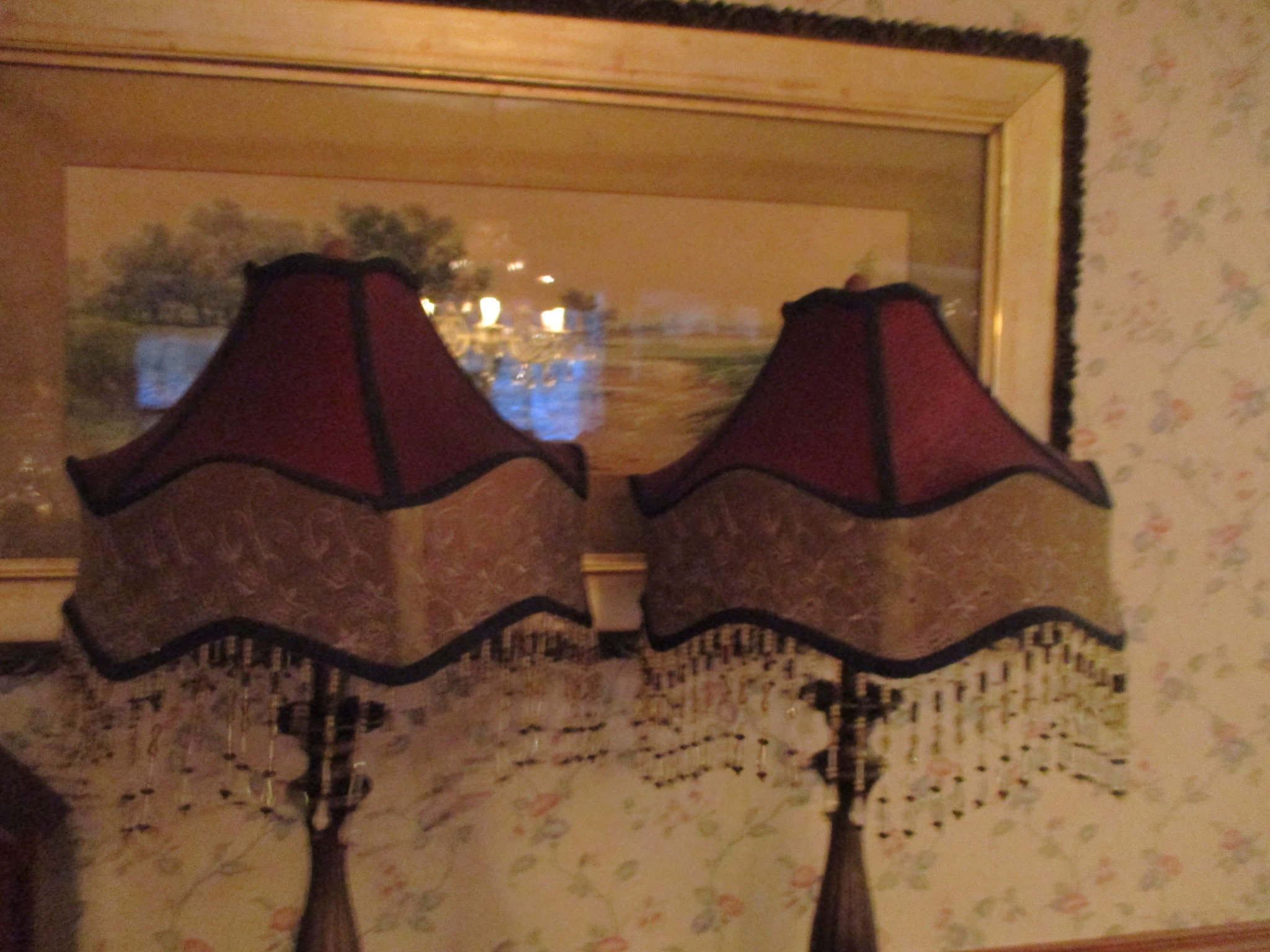 Dale tiffany on sale fabric lamp shades