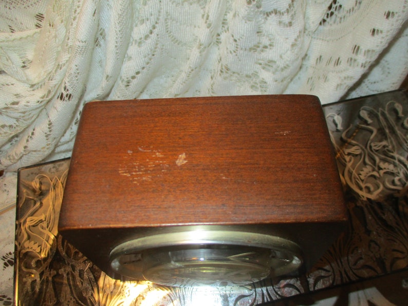 General Electric Art Deco Wood Case Electric Alarm Clock Etsy