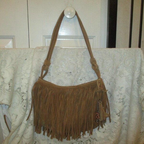 Suede Fringe Bag Etsy