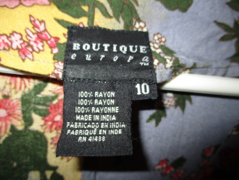 Boutique Europa floral print maxi dress