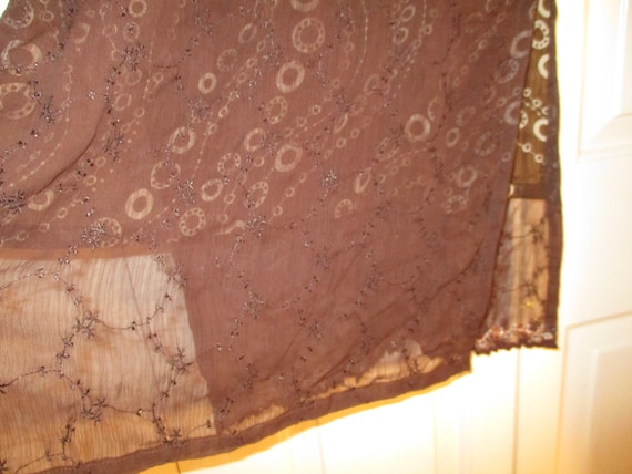 beaded silk Indian tunic - image 8