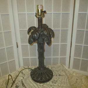 vintage palm tree lamp base