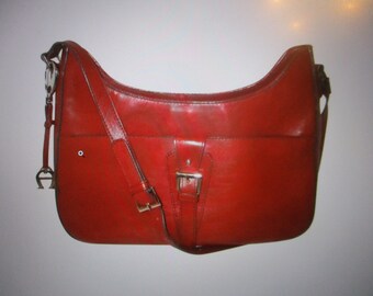 Vintage Etienne Aigner Genuine Leather Brown Purse - Basket Weave 