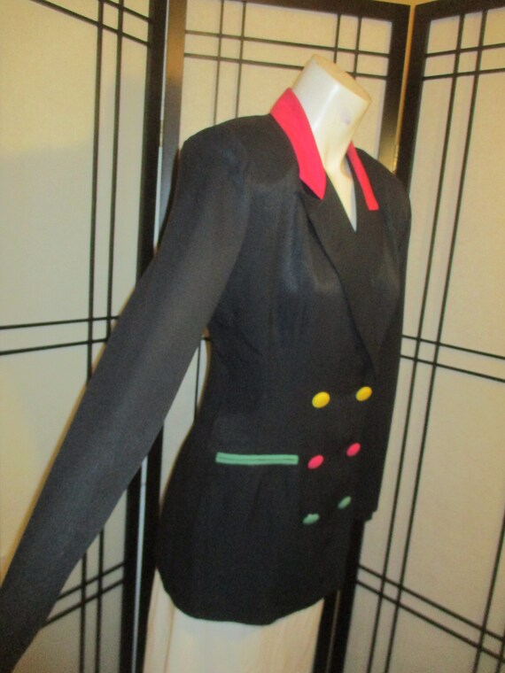 Dani Michaels retro fitted blazer/jacket - image 3