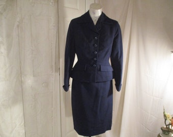 Traje de falda de los años 40 de Townley para Berry Burk