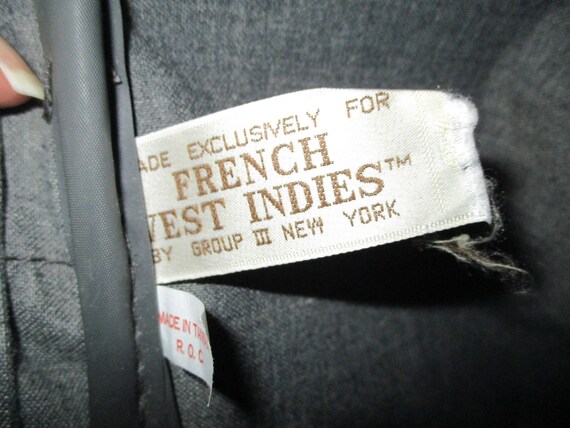 French West Indies canvas travel bag - image 4