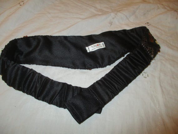 Milor wide satin fabric elastic sequined/beaded b… - image 8