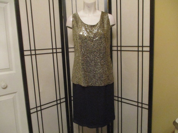 patra sequin dress Patra Sequined Sleeveless Cocktail Party Dress