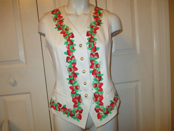 Escada Margaretha Ley strawberry vest