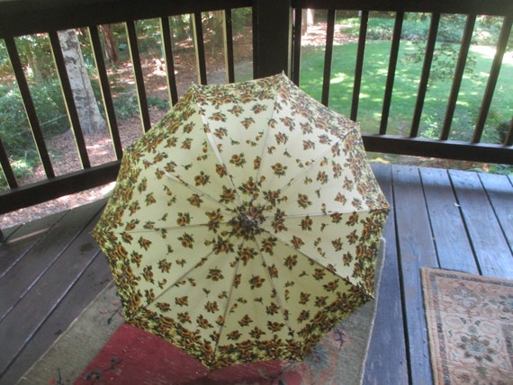 floral print umbrella - image 2