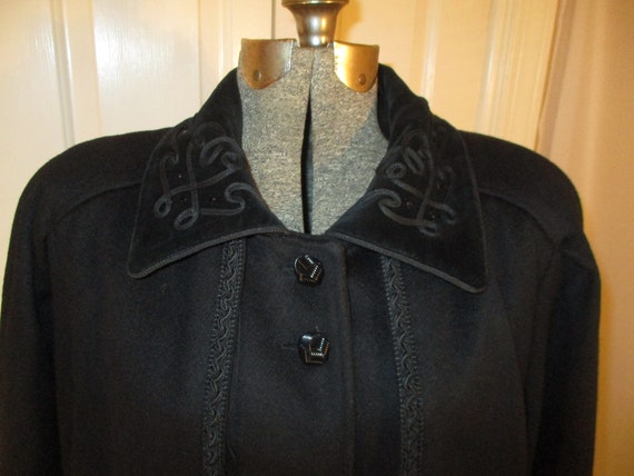 Lorovi wool blend long coat - image 3